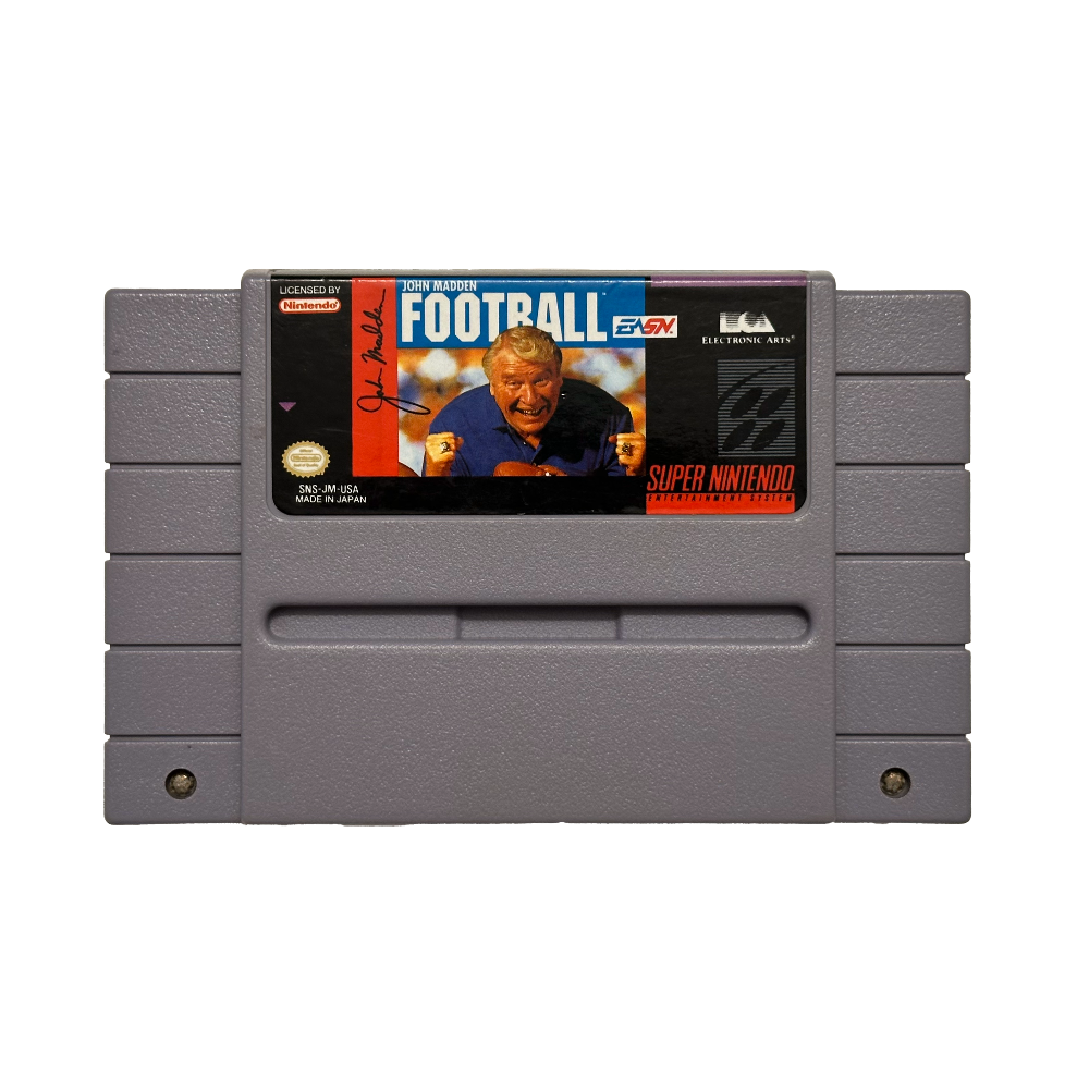 John Madden Football cartridge for SNES