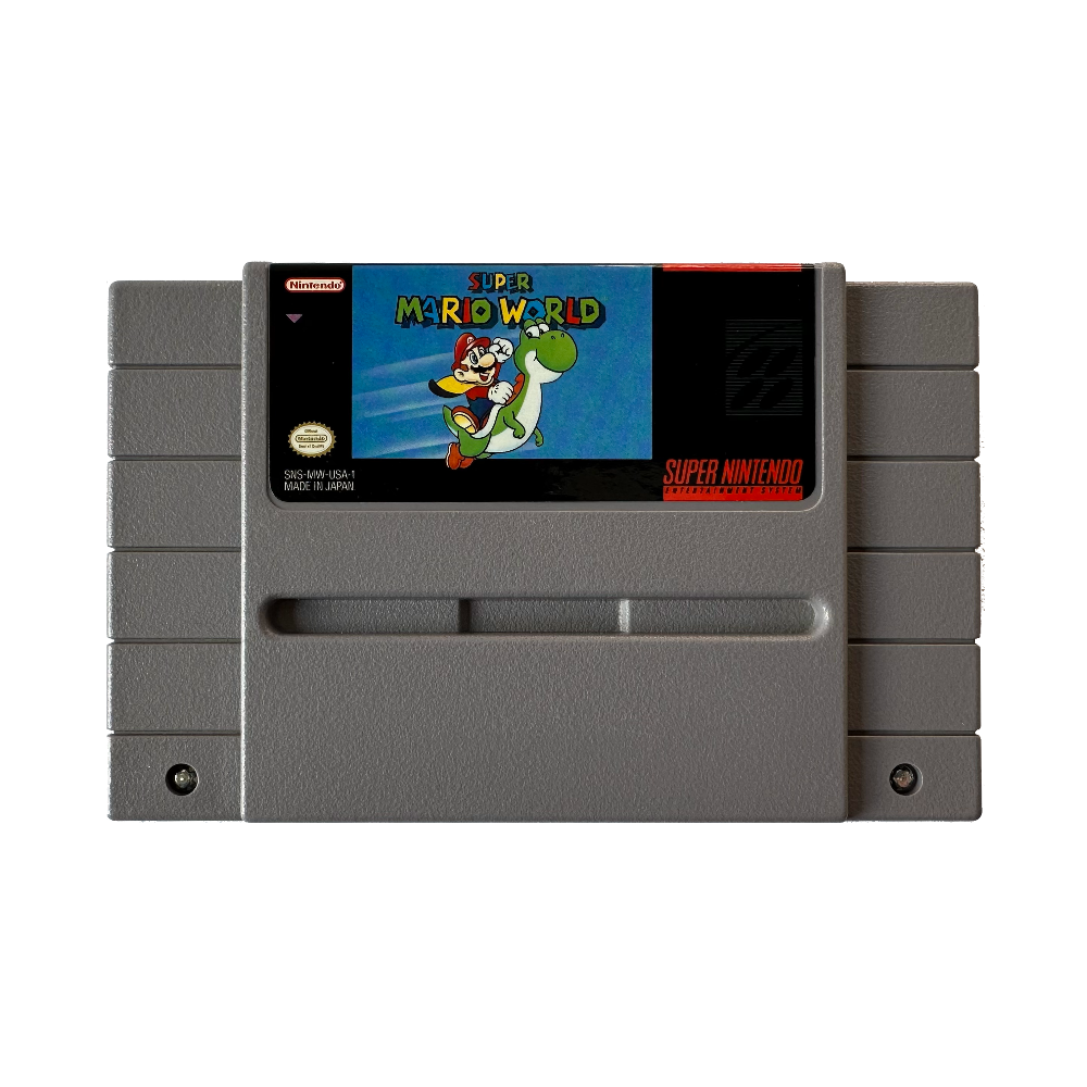 Super Mario World cartridge for SNES