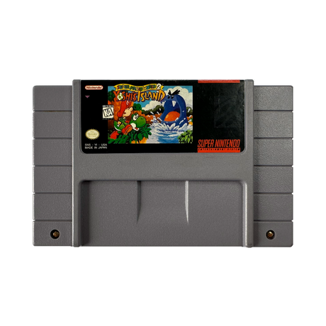 Yoshi's Island Super Mario World 2 cartridge for SNES