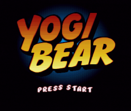 Title screen for Adventures of Yogi Bear for the SNES