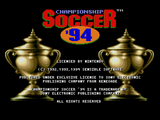 Championship Soccer '94 - Super Nintendo