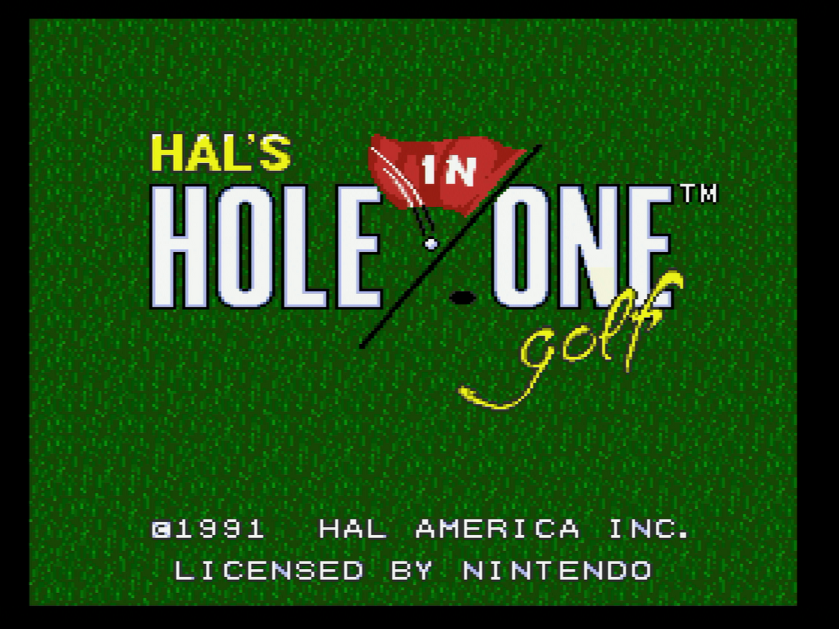 HAL's Hole in One Golf - Super Nintendo