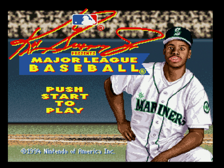 Ken Griffey Jr. Presents Major League Baseball - Super Nintendo