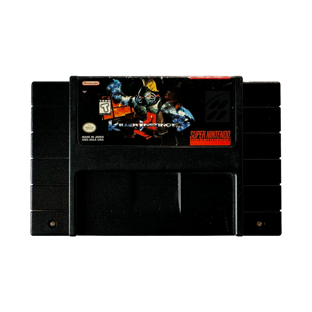 Title screen of Killer Instinct for the SNES