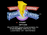 Mighty Morphin Power Rangers - Super Nintendo