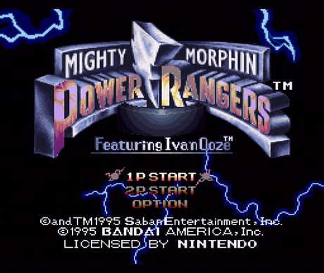 Mighty Morphin Power Rangers: The Movie - Super Nintendo