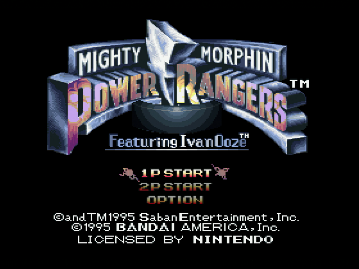 Mighty Morphin Power Rangers: The Movie - Super Nintendo