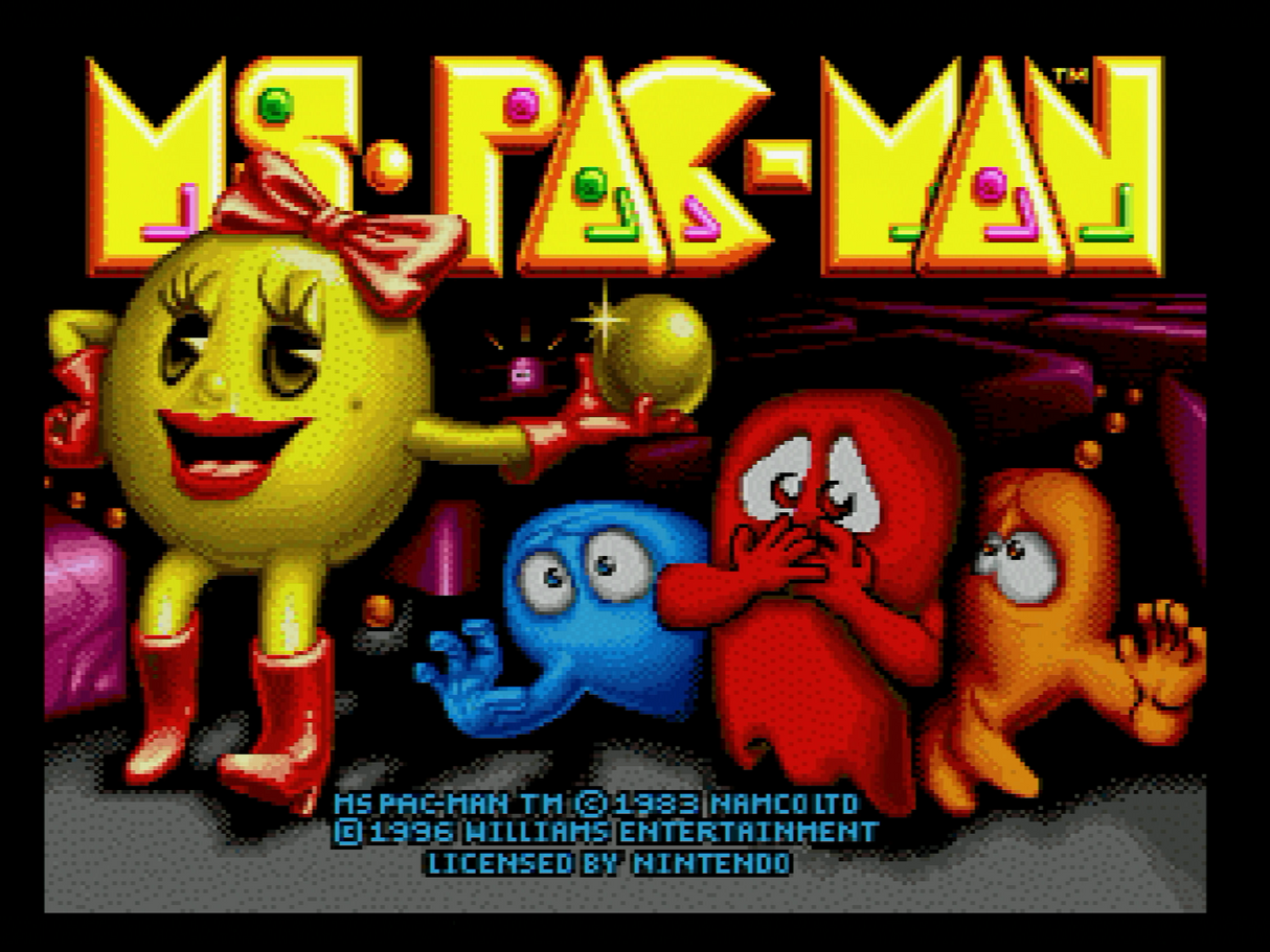 Ms. Pac-Man - Super Nintendo