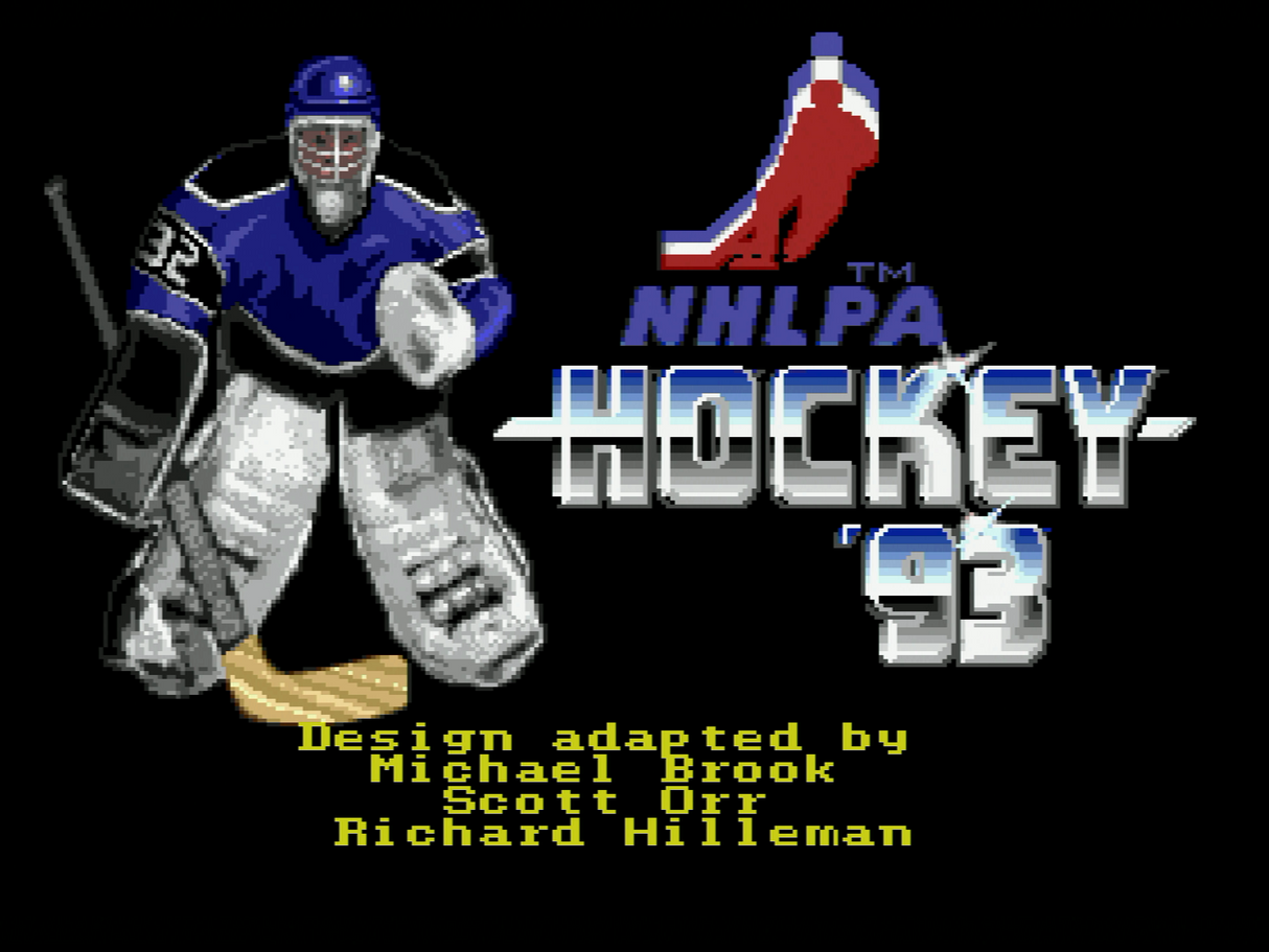 NHLPA Hockey '93 - Super Nintendo