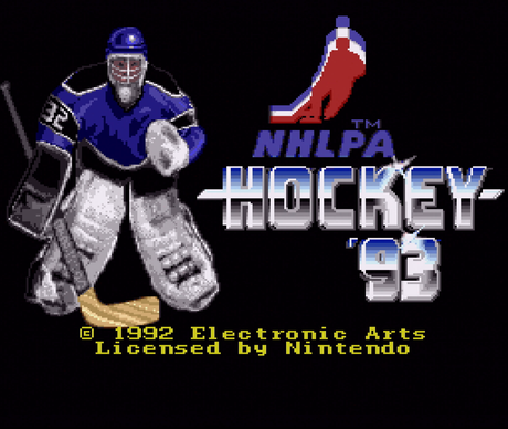 NHLPA Hockey '93 - Super Nintendo