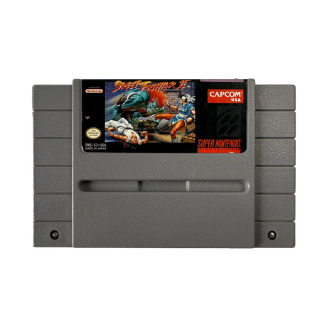 Street Fighter II cartridge for SNES