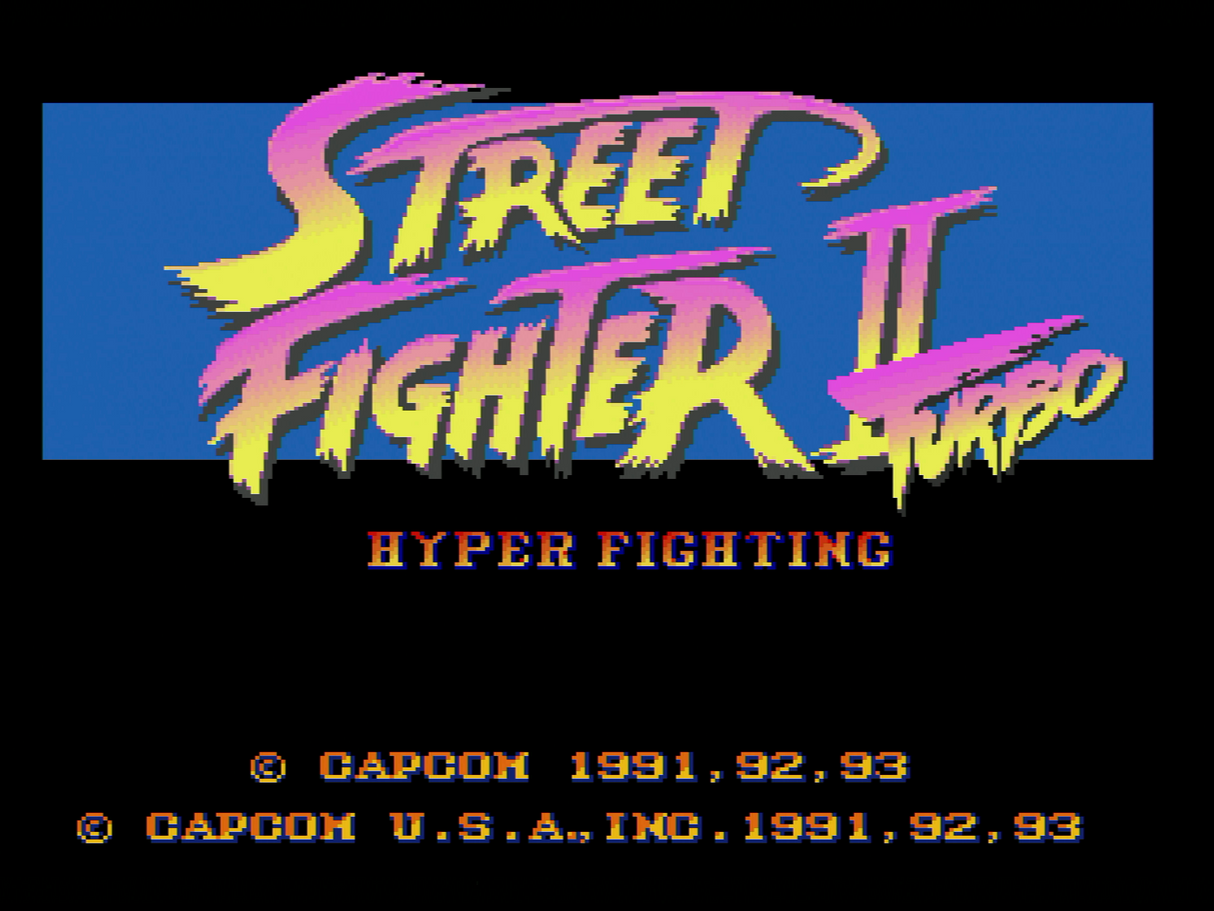 Street Fighter II Turbo: Hyper Fighting - Super Nintendo