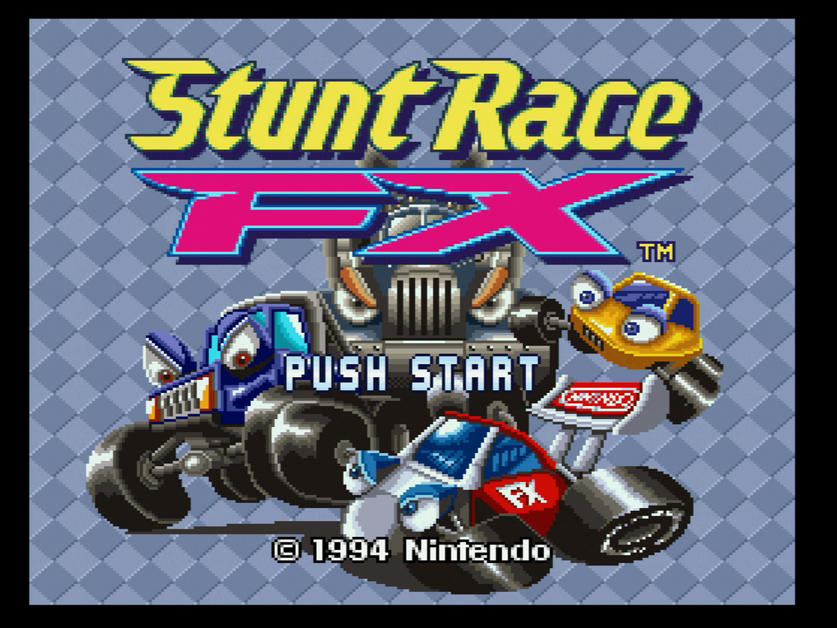 Stunt Racer FX - Super Nintendo