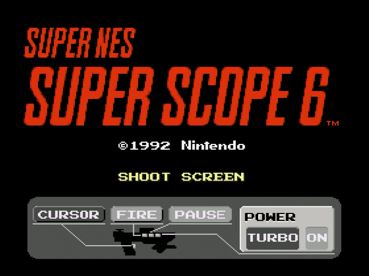 Super Scope 6 - Super Nintendo