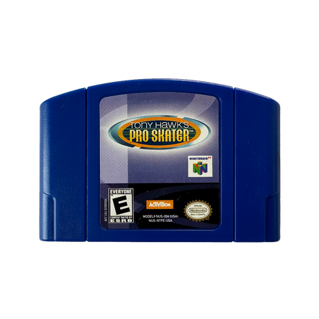 Blue Tony Hawk's Pro Skater cartridge for Nintendo 64