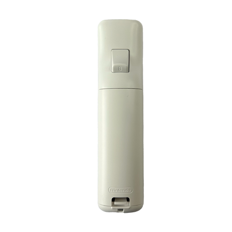 Back of White Wii remote controller