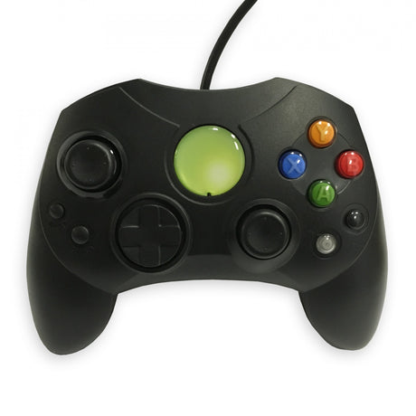 Wired S-Type Controller for Original Xbox - Black