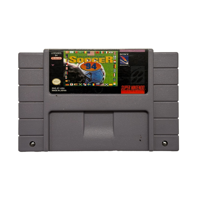 Championship Soccer '94 cartridge for SNES