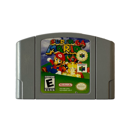 Player's Choice version of Super Mario 64 cartridge for Nintendo 64